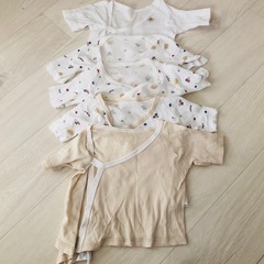 ベビー服 肌着まとめ売り 新生児 50〜60cm 短肌着 コンビ肌着の画像
