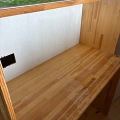 手作り食器棚の画像