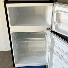 アイリスプラザ 冷蔵庫 87L ブラック 幅47cm PRC-B092D-B 　2020年製　お近くなら無料配達いたしますの画像