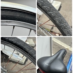 少し訳アリ FUJI フジ シティサイクル 28インチ CROSSTOWN 3.0 ブルー系 自転車 札幌市白石区の画像