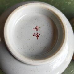 抹茶茶碗二人揃清水焼セットの画像
