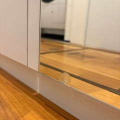 シューズボックス（ミラー付き）の画像