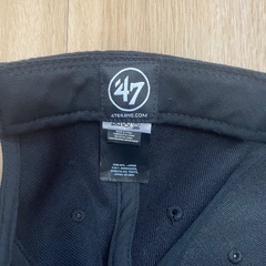 47brand.com 黒キャップの画像
