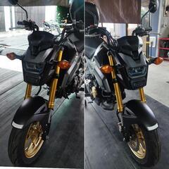 全国陸送手配可能★大分県大分市発★ホンダ グロム JC75 つや消しガンメタ ■始動、試走動画ありの画像
