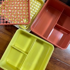 お弁当　ピクニック　保冷バッグ付きの画像