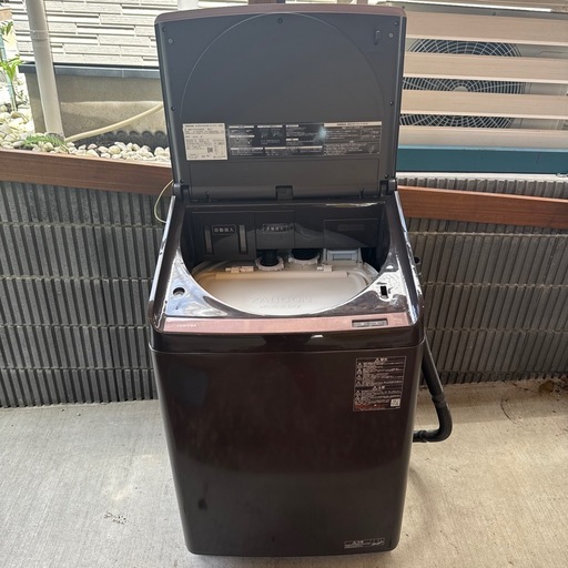 縦型洗濯乾燥機 ZABOON ボルドーブラウン  Toshiba 2024 AW-10VP4 