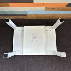 店頭引き渡し 中古 ガラス コレクションテーブル ローテーブル ガラステーブル 机 引出し付き 家具の画像