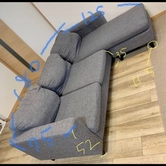 値下げ！ソファー約1年使用の画像