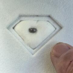 ダイヤモンド 原石 0.5ct ダイヤモンドギャラリー イギリス ロンドン 鉱物 宝石 石 ダイアモンド ケース付き ルビー サファイアの画像