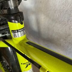 DRIDE 子供自転車 22インチ ライムイエロー　Shimano RevoShiftギアシステム搭載、7速の画像
