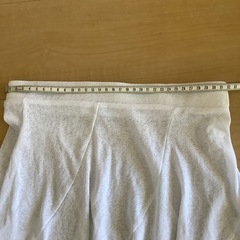 ダンス　ミニスカート　白 エアロビ　ヨガの画像