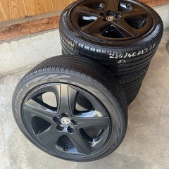 プリウストヨタ純正ホイールタイヤ付き215/45R17 91Wバリ溝すぐ使用履き替え無料の画像