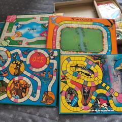 昭和レトロ　ディズニー家庭版デラックス　ボードゲームの画像