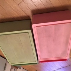「差し上げます」 収納ケース 衣装ケース 4個の画像