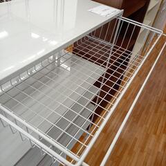 【リユースのサカイ八街店】★ジモティ割あり★ 収納ラック　ライトグレー　クリーニング済　YJ7026の画像