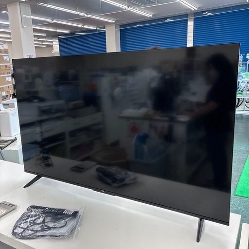 リユースのサカイ東金店　TCL 4K液晶テレビ　24年製　55インチ　TJ13293