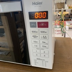 美原店　大人気　フラットタイプ　電子レンジ　Haiee ヘルツフリー　JM-FH18D 2015年製の画像
