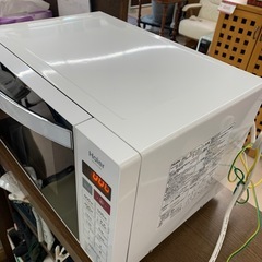 美原店　大人気　フラットタイプ　電子レンジ　Haiee ヘルツフリー　JM-FH18D 2015年製の画像