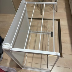 新品訳あり　定価11000円　キャスター付き目隠し分別キッチンゴミ箱・ゴミ袋ホルダー の画像
