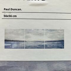 IKEA(イケア）壁飾り・フレーム　PJATTERYD プィエッテリード アート3点セットの画像