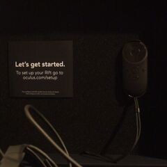 Oculus Rift VRヘッドセットの画像
