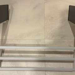 yamazaki(山崎実業)　towerマグネット伸縮洗濯機バスタオルハンガータワーの画像
