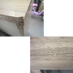 ニトリ ミドルレンジボード フォルムS 幅75cm 奥行40cm 高さ110cm ライトブラウン レンジ台 キッチン収納 食器棚 札幌 西岡店　の画像