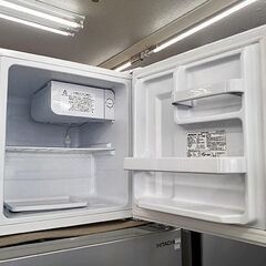 札幌【1ドア冷蔵庫 アビテラックス 2021年製 45L 右開き】AR-49 ホワイト 直冷式 Abitelax 吉井電気 冰箱 냉장고 tủ lạnh 北20条店の画像