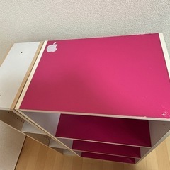 カラーボックス　収納　ふたつまとめて
の画像