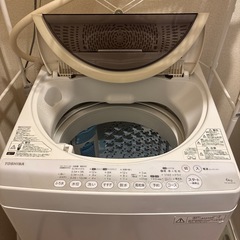 東芝製縦型洗濯機の画像