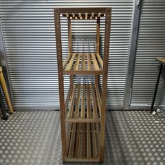 店頭引き渡し 中古 パインラック ウッドラック ラック 棚 木製 収納 家具  の画像