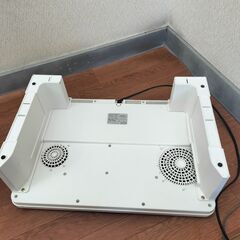 アイリスオーヤマ 2口IHコンロ IHクッキングヒーター IHK-W12S-Wの画像