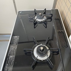 決まりました　未使用　ガラストップ　ガスコンロの画像