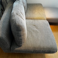 ※お値段交渉受け付けます アクタスACTUS build ソファ 160×90cm 二人がけ オットマン付き  の画像