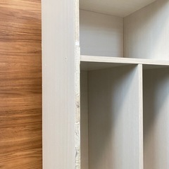 【無料でお譲りします】縦横自在！使い方色々！シンプル木製ラックの画像
