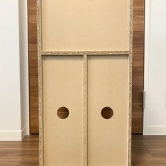 【無料でお譲りします】縦横自在！使い方色々！シンプル木製ラックの画像