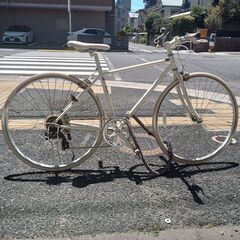 眠っていた・・・・クロスバイク（白）の画像