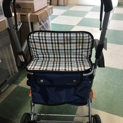 ジャングルジャングル貝塚店　幸和　シルバーカー　キャリーカート　チェック柄　貝塚市　二色浜　リサイクルショップの画像