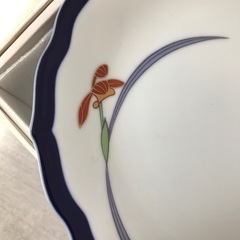 香蘭社　平皿　５つ（箱入り）の画像