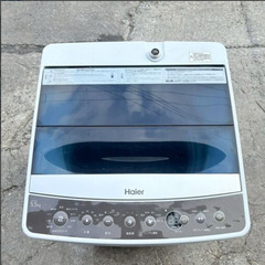 【❗️✨安心サイズ✨❗️】Haier ハイアール 全自動洗濯機 JW-C55A 5.5kg 2019年製 スリムタイプ 中古 清掃・動作確認済みの画像