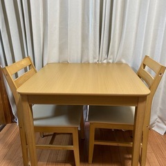 ダイニングセット　2人用　の画像