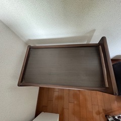 木製ラック　ブラウンの画像