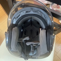 Kabuto Exceed ジェットヘルメット ブラック Sサイズの画像