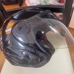Kabuto Exceed ジェットヘルメット ブラック Sサイズの画像