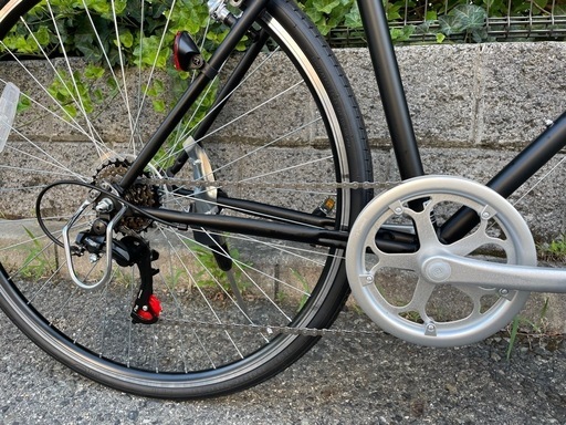 ?新車? アサヒサイクル　SECRET CODE　159㎝～　クロスバイク　SHIMANO/外装6段変速　高性能カートリッジBB　マッ