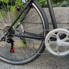 🔶新車🔶 アサヒサイクル　SECRET CODE　159㎝～　クロスバイク　SHIMANO/外装6段変速　高性能カートリッジBB　マットブラック　点検調整永久無料✨　自転車　西宮市の画像
