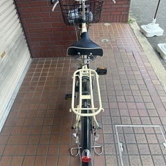 26インチ　YAMAHA　PAS　NATURA電動アシスト自転車　ベージュ色の画像