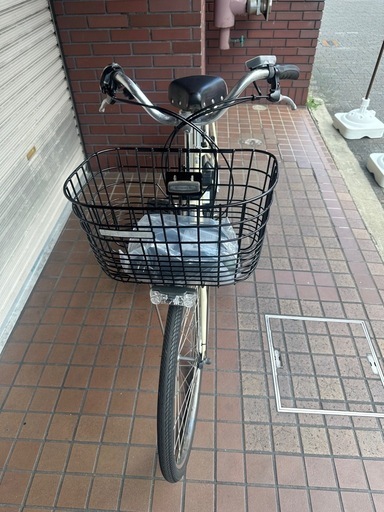 26インチ　YAMAHA　PAS　NATURA電動アシスト自転車　ベージュ色