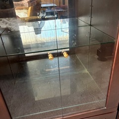 レトロ　応接間収納家具　アンティークの画像