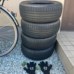 軽自動車用、14インチ中古タイヤ165/55/14です。の画像